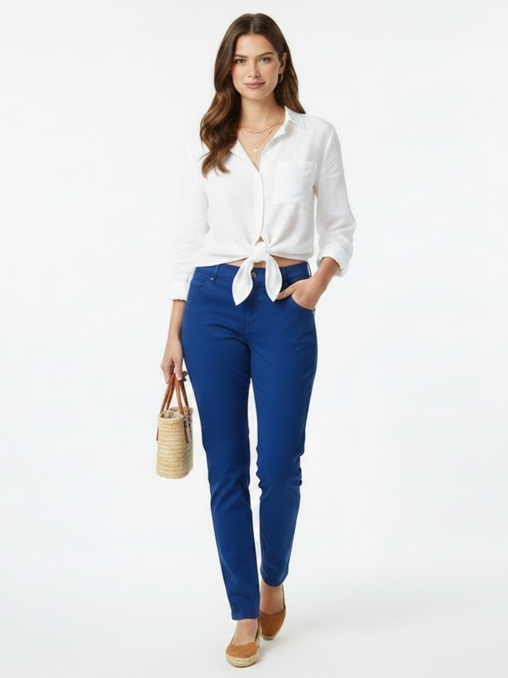 Cosmic Blue Love Cobalt Blue Pants (Women's 29)